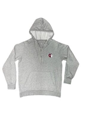 LIKE NEW! MLB Cleveland Guardians Embroidered Quarter Zip Hoodie